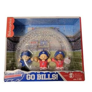 Fisher-Price‎ BUFFALO BILLS Little People New 2022 Mafia Play Offs Let's Go #3